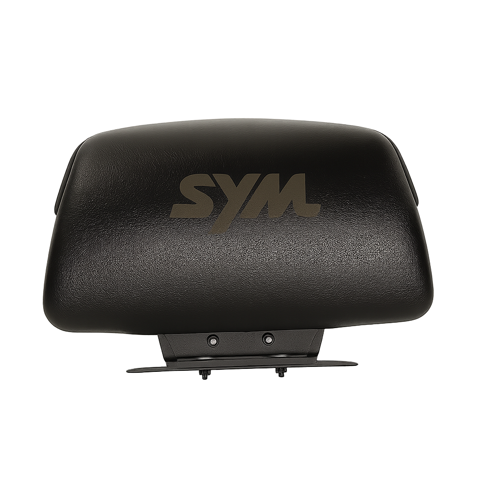 20251026_1131_Isolated Product Image_remix_01k8frgeqbf3z8bvp6fy2s618b پشتی صندلی جویمکس موتورسیکلت SYM