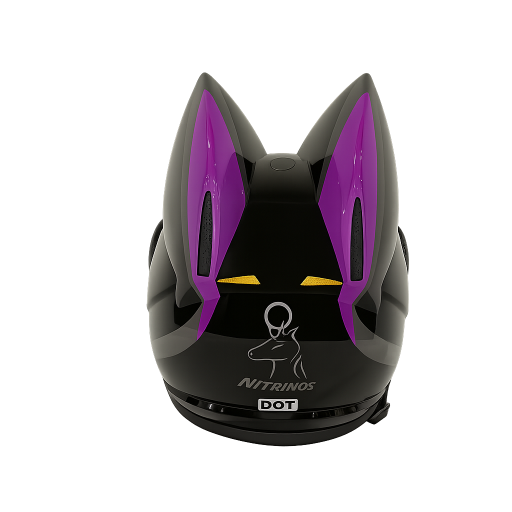 20251026_1701_Isolated Motorcycle Helmet_remix_01k8gbdmnyf5ctgh6w2skrh6t9 کلاه کاسکت خرگوشی فک دار - تصویر 5