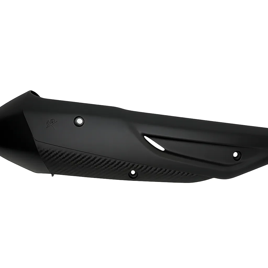 20251123_1032_Isolated Product Accessory_remix_01kaqr7xz0egwvenfydg47zsk0_11zon کاور اگزوز جویمکس SYM Joymax