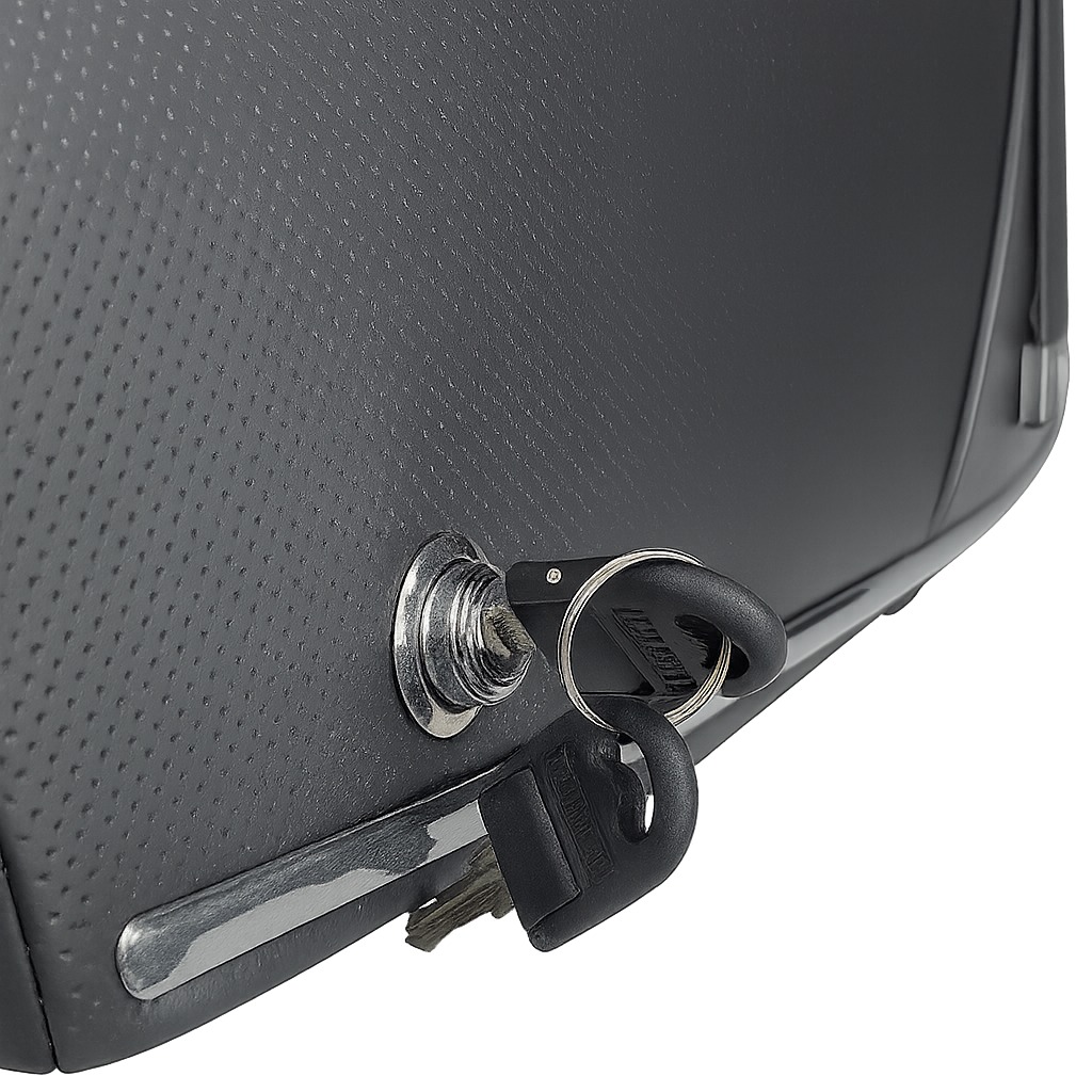 20251202_1735_Keyed Locked Accessory_remix_01kbfnzkmcfghsr8pbca7ccsxb_30_11zon زین باکسدار موتور CDI با قفل ایمنی